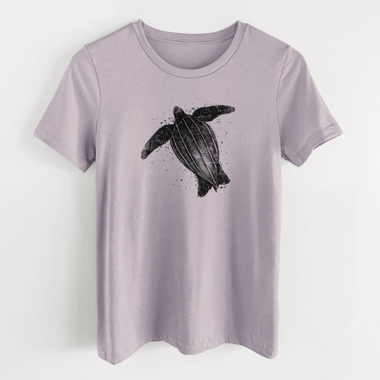 Leatherback - Dermochelys coriacea - Women's Lightweight Relaxed Fit 100% Cotton Crewneck
