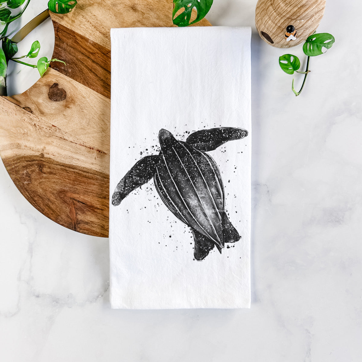 Leatherback - Dermochelys coriacea Tea Towel