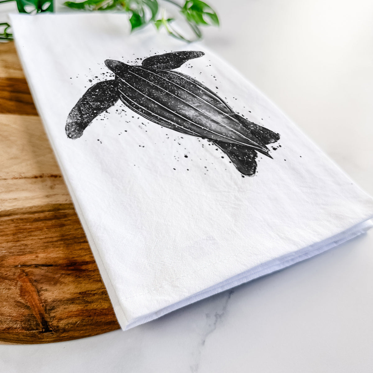 Leatherback - Dermochelys coriacea Tea Towel
