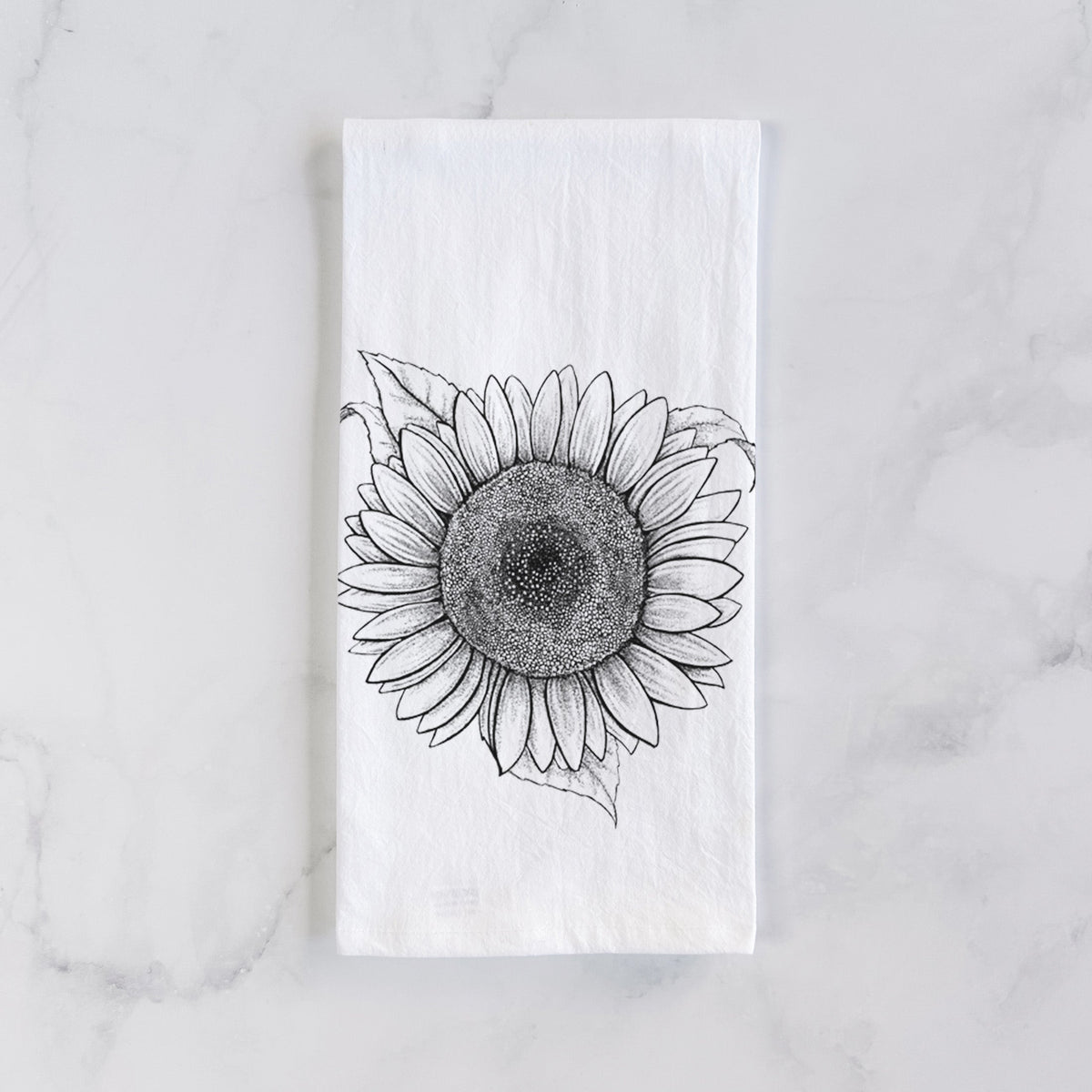 Lemon Queen Sunflower - Helianthus Annuus Tea Towel