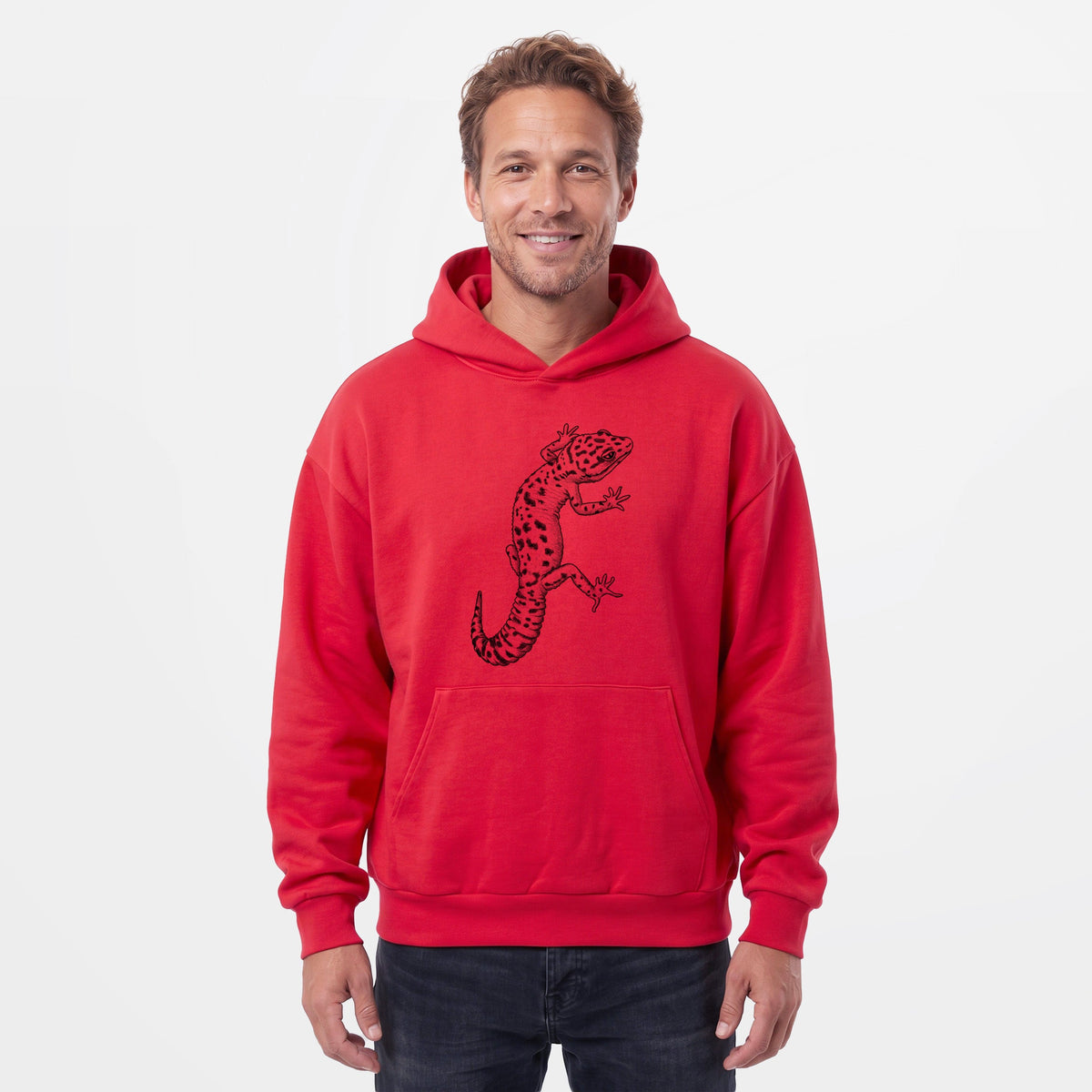 Eublepharis macularius - Leopard Gecko  - Statement Midweight Hoodie