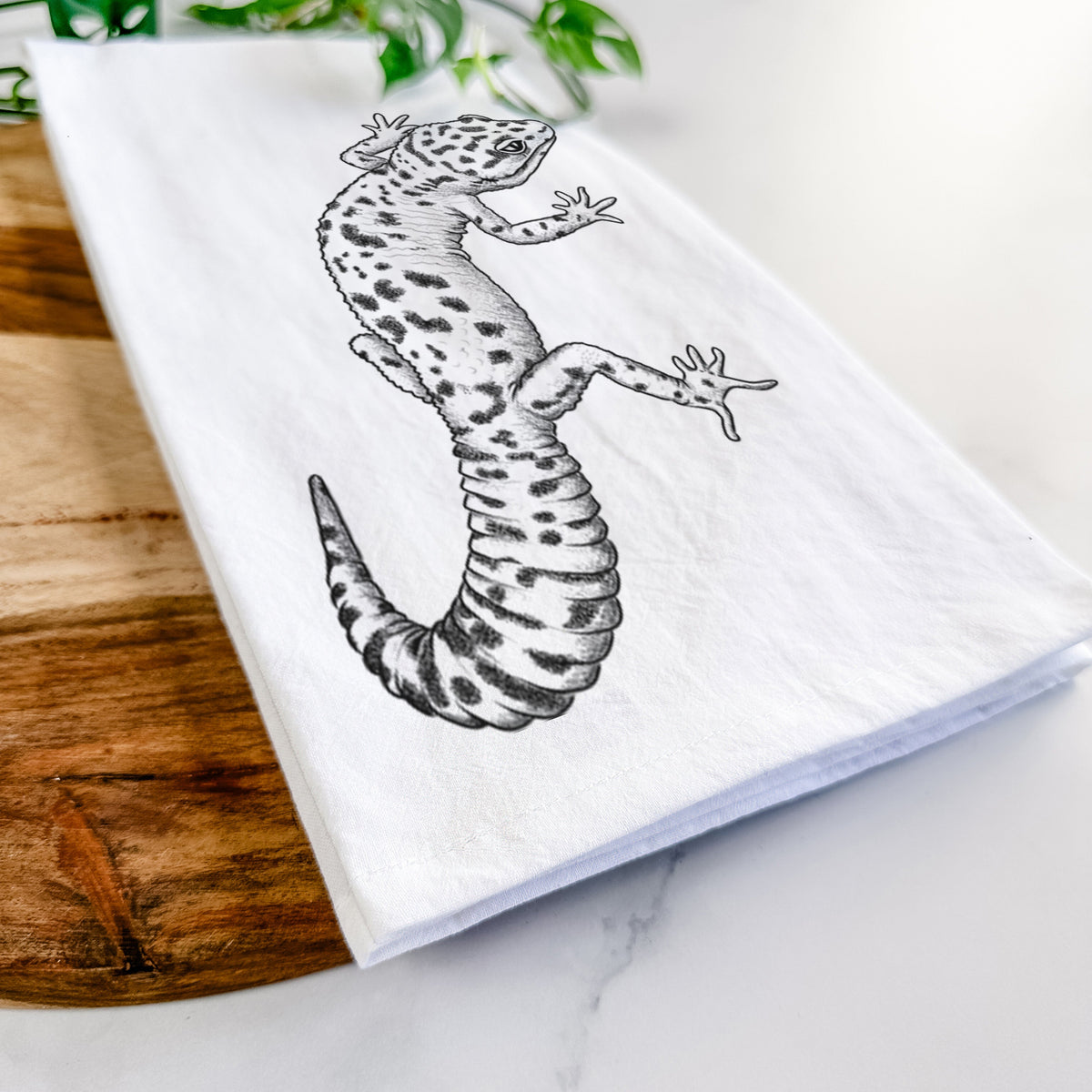Eublepharis macularius - Leopard Gecko Tea Towel