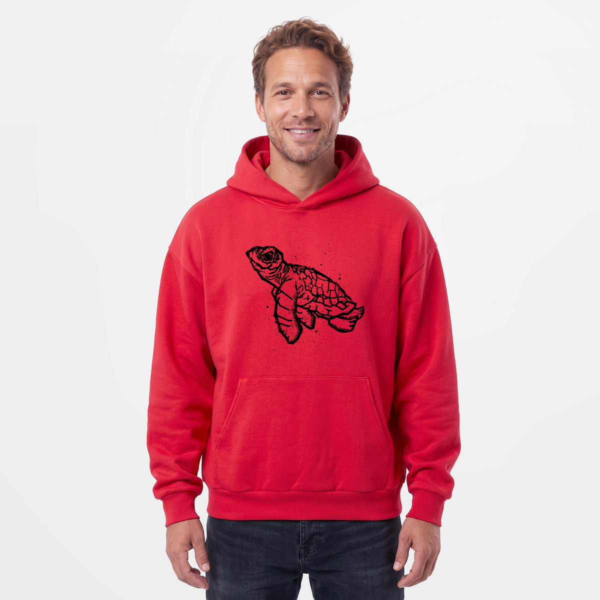 Baby Sea Turtle  - Statement Midweight Hoodie