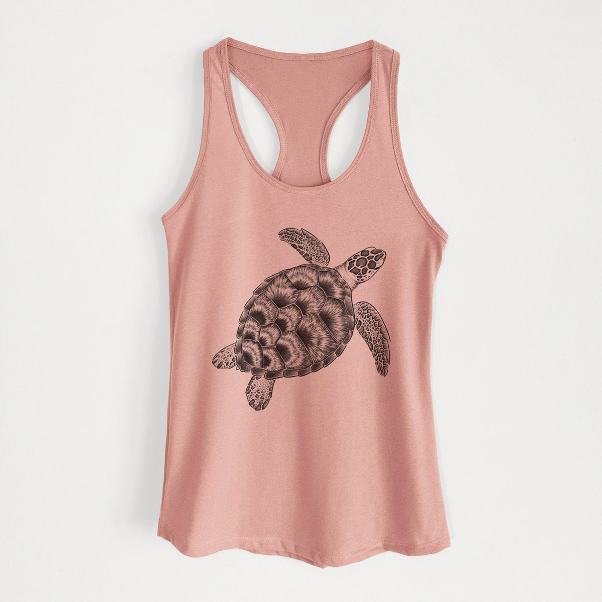 Loggerhead Sea Turtle - Caretta caretta - Women's Racerback Tanktop