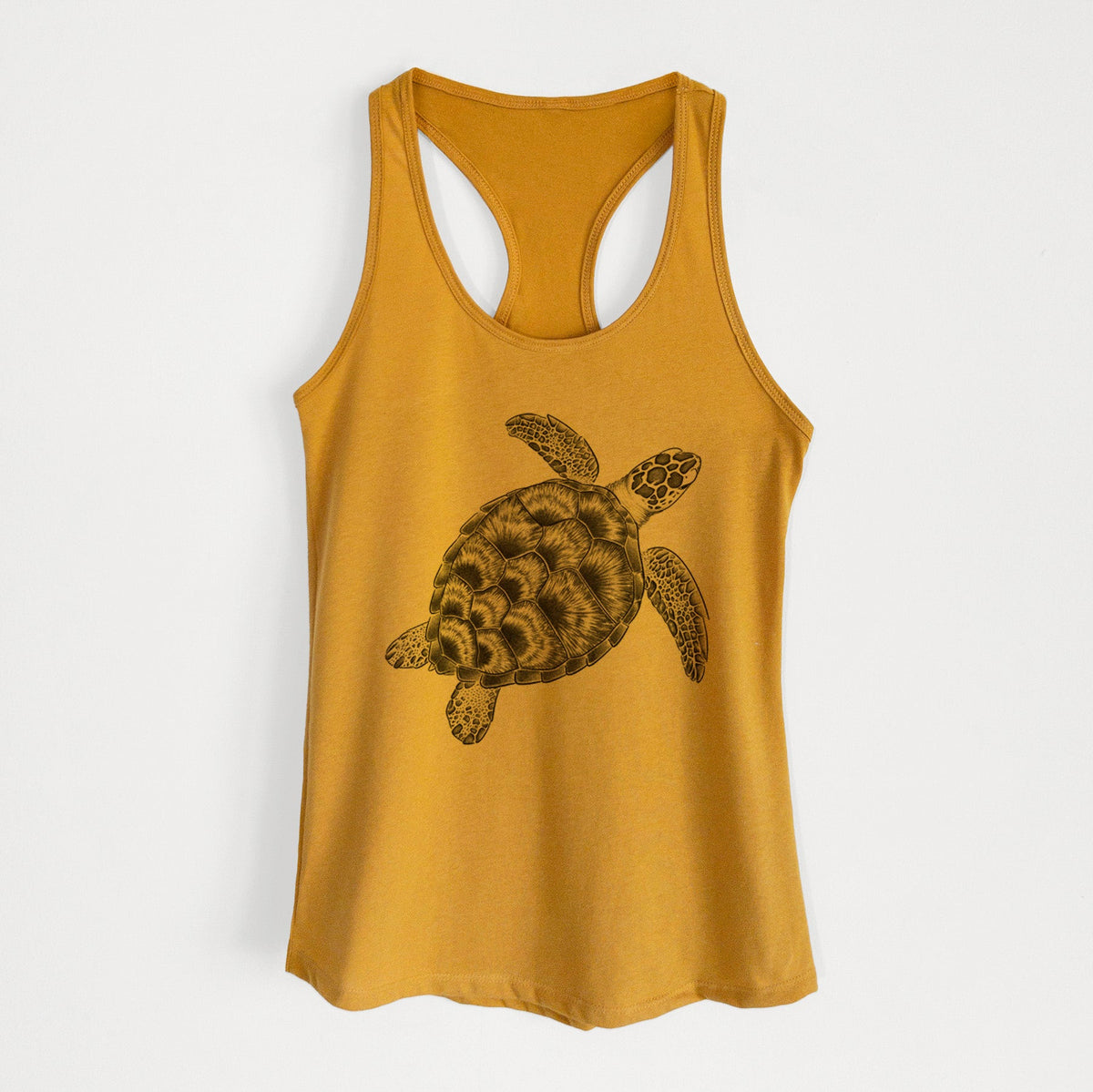 Loggerhead Sea Turtle - Caretta caretta - Women's Racerback Tanktop