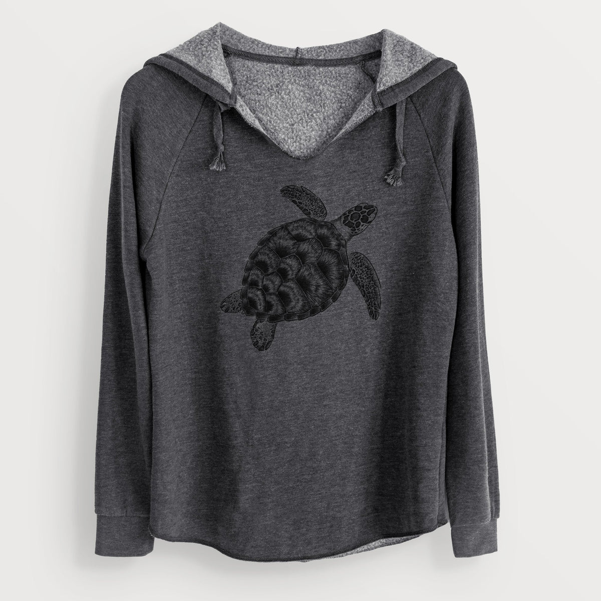 Loggerhead Sea Turtle - Caretta caretta - Cali Wave Hooded Sweatshirt