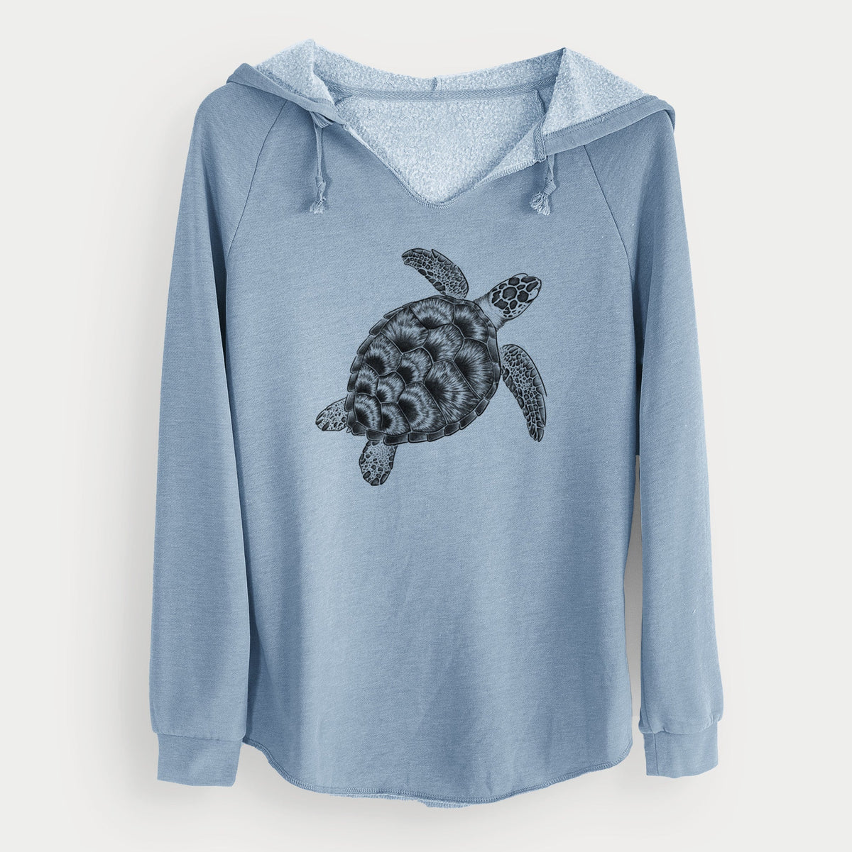 Loggerhead Sea Turtle - Caretta caretta - Cali Wave Hooded Sweatshirt