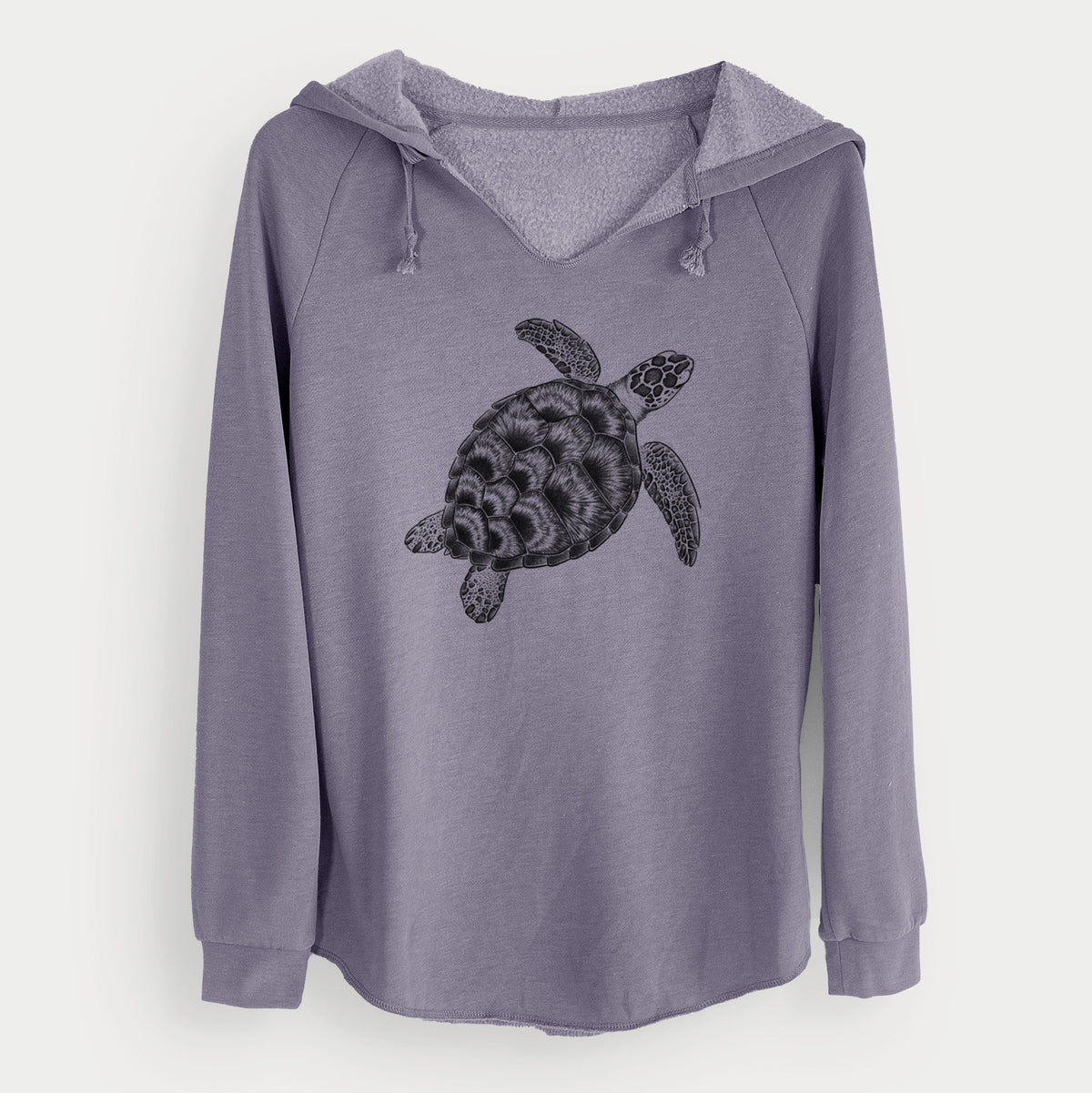 Loggerhead Sea Turtle - Caretta caretta - Cali Wave Hooded Sweatshirt