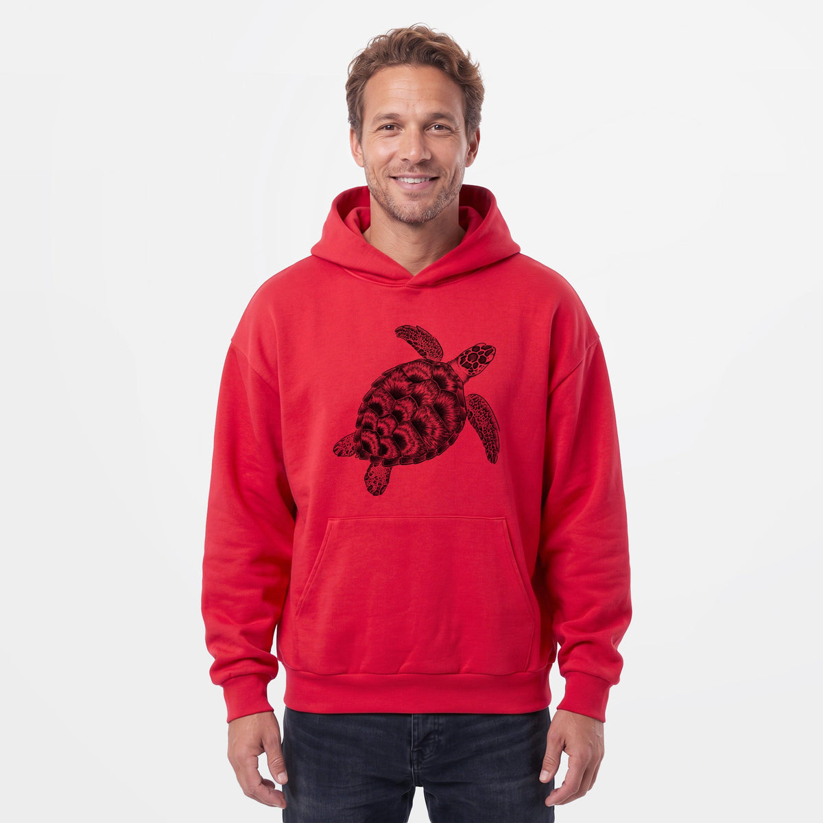 Loggerhead Sea Turtle - Caretta caretta  - Statement Midweight Hoodie