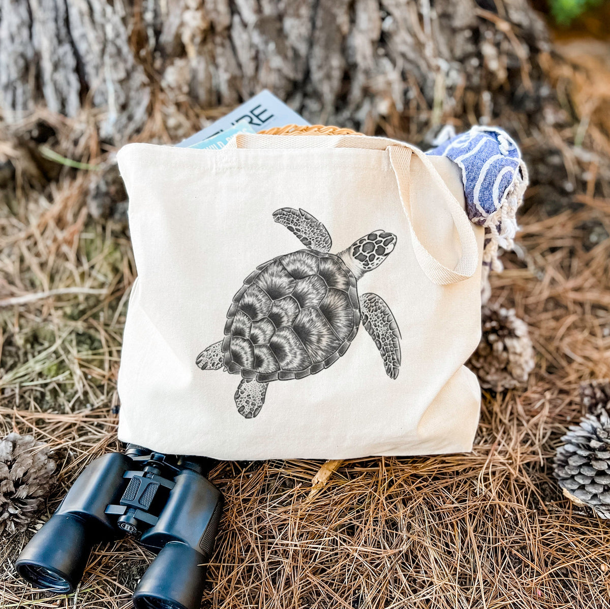 Loggerhead Sea Turtle - Caretta caretta - Tote Bag