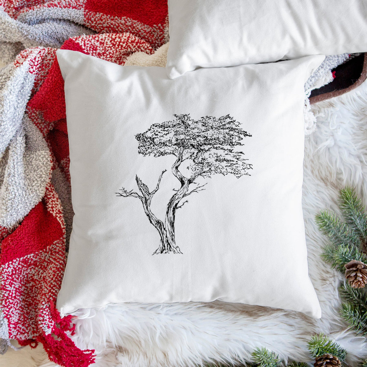 The Lone Cypress - Cupressus Macrocarpa - Monterey Cypress - Throw Pillow Cover