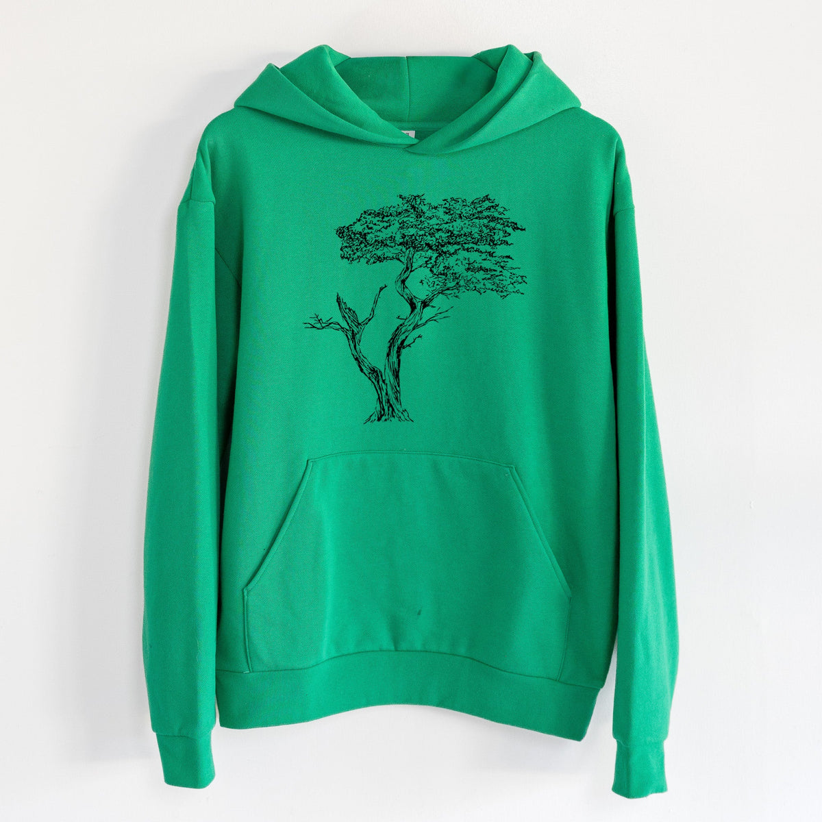The Lone Cypress - Cupressus Macrocarpa - Monterey Cypress  - Statement Midweight Hoodie
