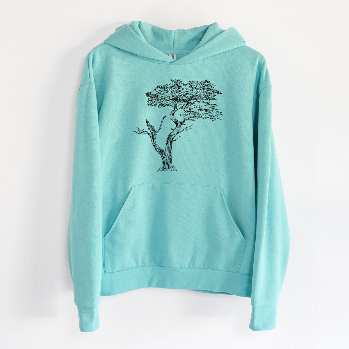 The Lone Cypress - Cupressus Macrocarpa - Monterey Cypress  - Statement Midweight Hoodie