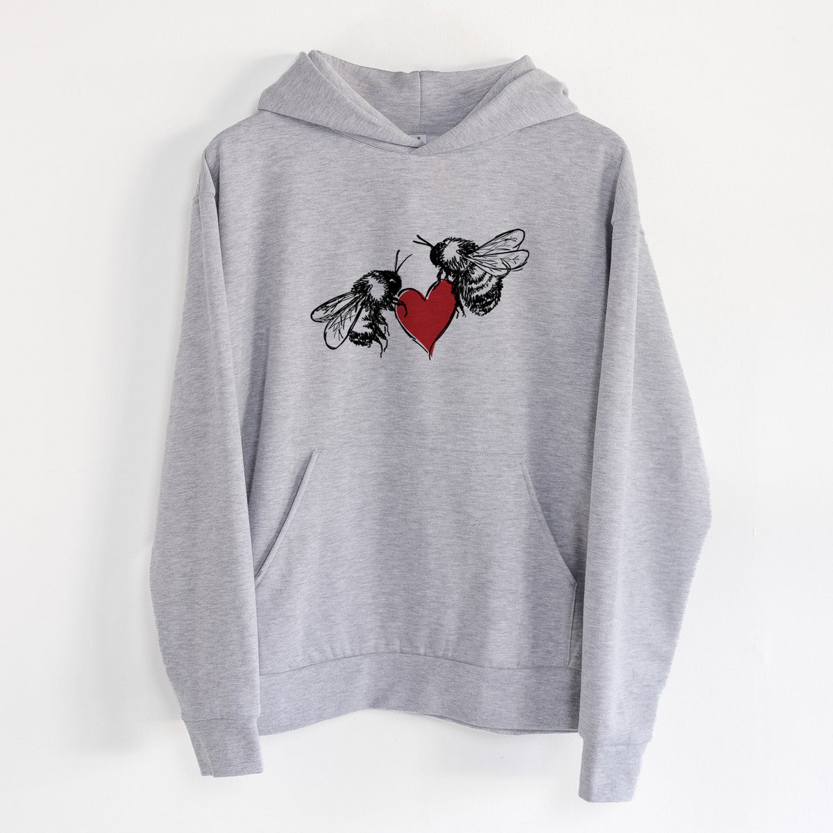 Love Bees  - Statement Midweight Hoodie