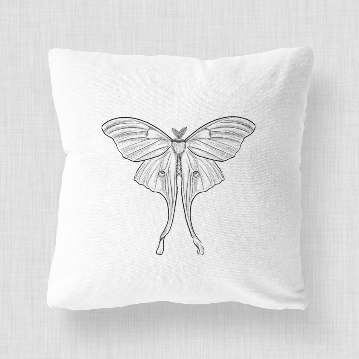 Luna Moth - Actias luna - Throw Pillow Cover