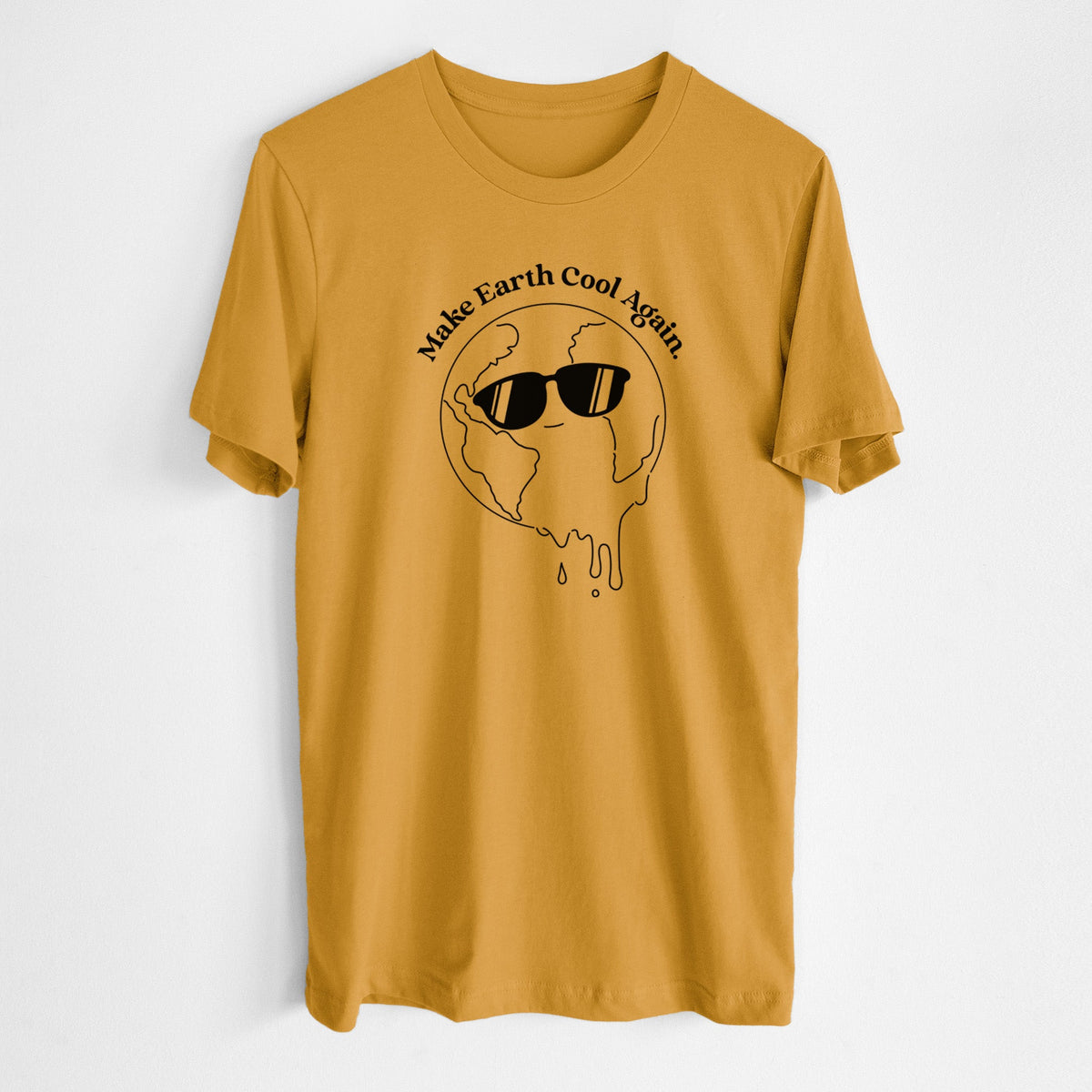 Make Earth Cool Again - Melted Planet - Lightweight 100% Cotton Unisex Crewneck