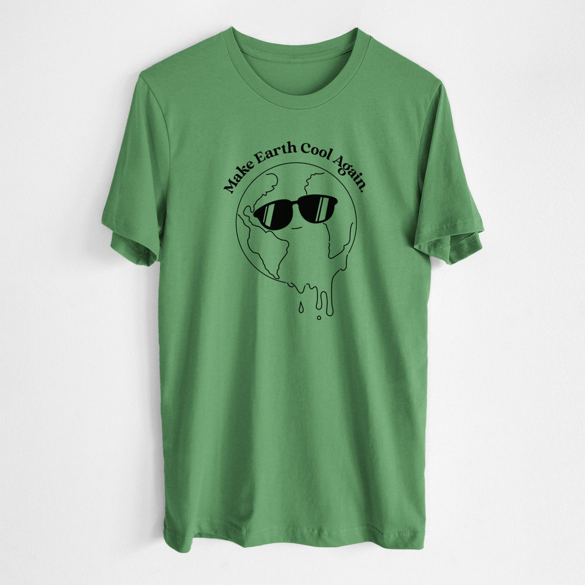 Make Earth Cool Again - Melted Planet - Lightweight 100% Cotton Unisex Crewneck