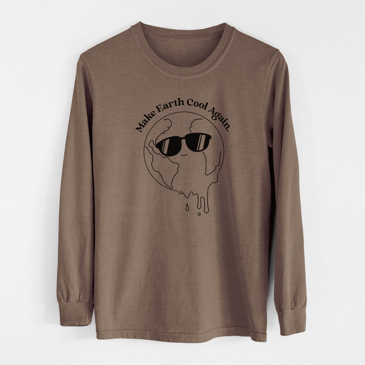 Make Earth Cool Again - Melted Planet - Unisex Comfort Colors 100% Cotton Long Sleeve