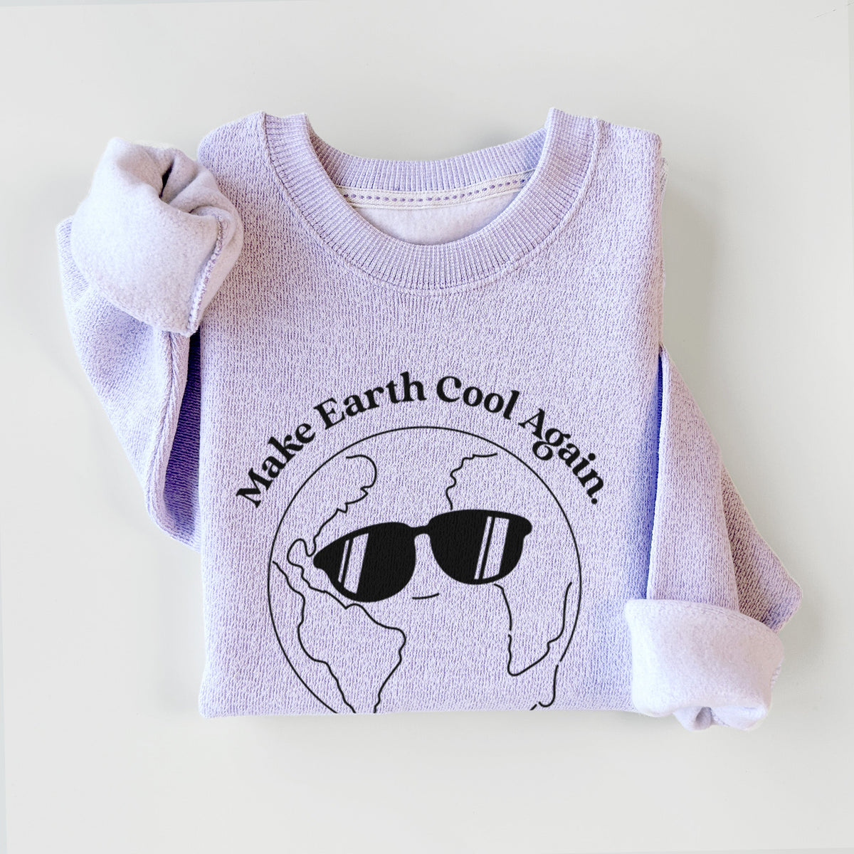 Make Earth Cool Again - Melted Planet - Knit Sweatshirt