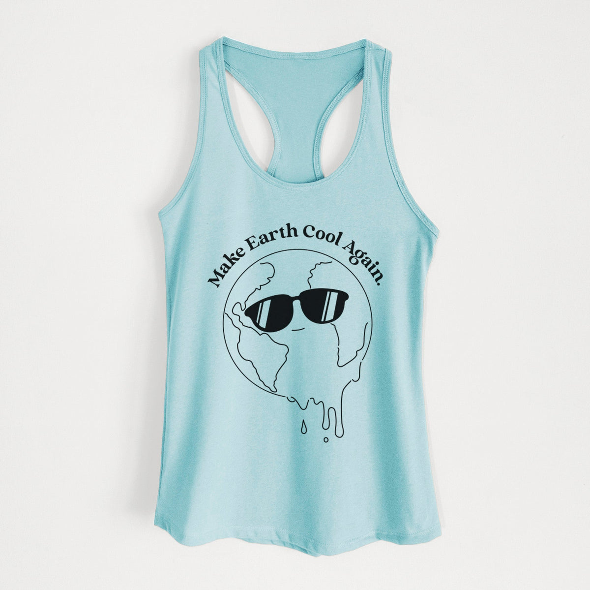 Make Earth Cool Again - Melted Planet - Women's Racerback Tanktop