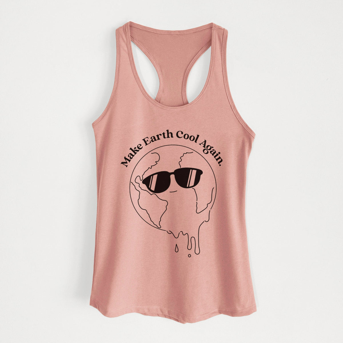 Make Earth Cool Again - Melted Planet - Women's Racerback Tanktop