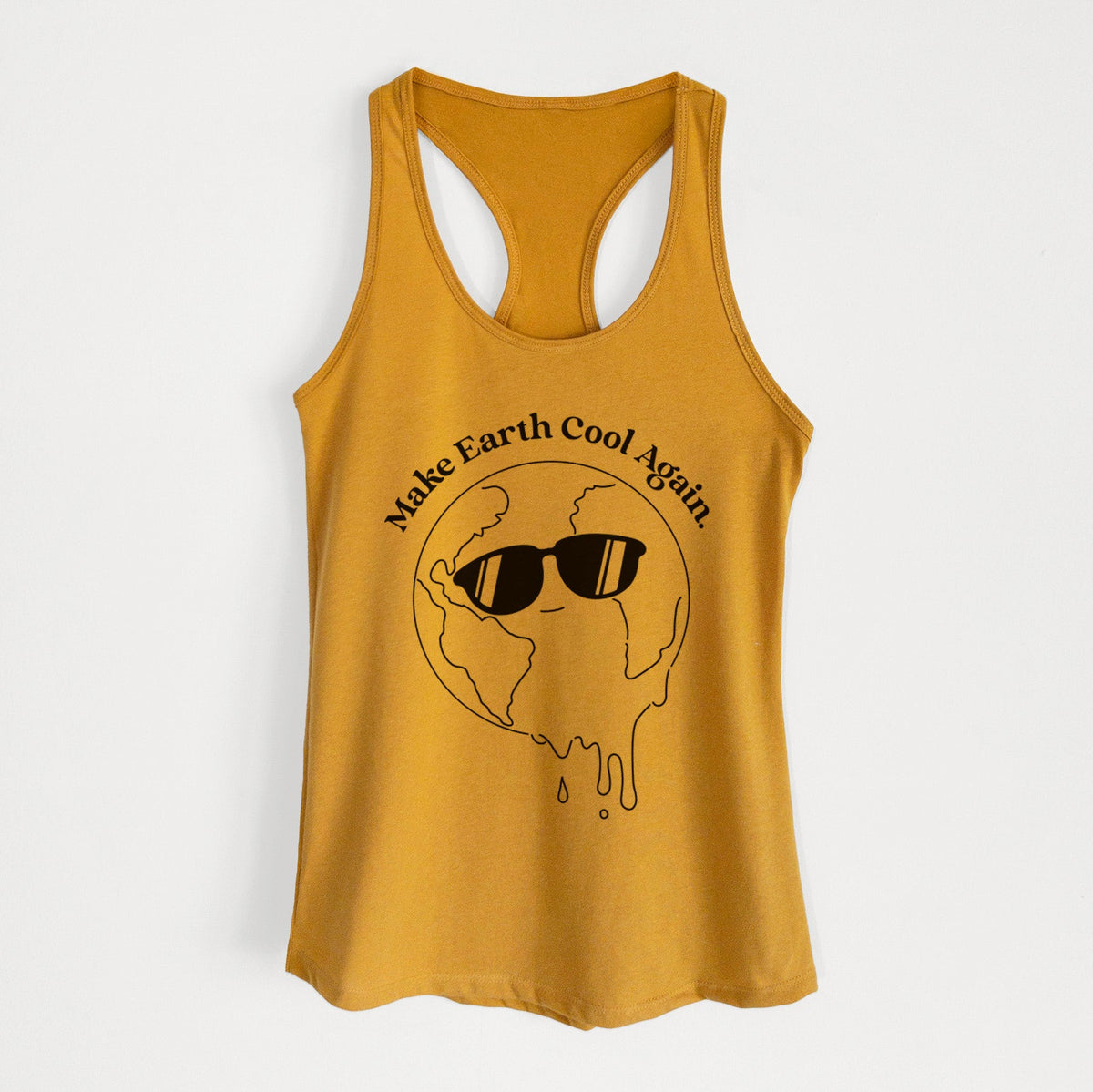 Make Earth Cool Again - Melted Planet - Women's Racerback Tanktop