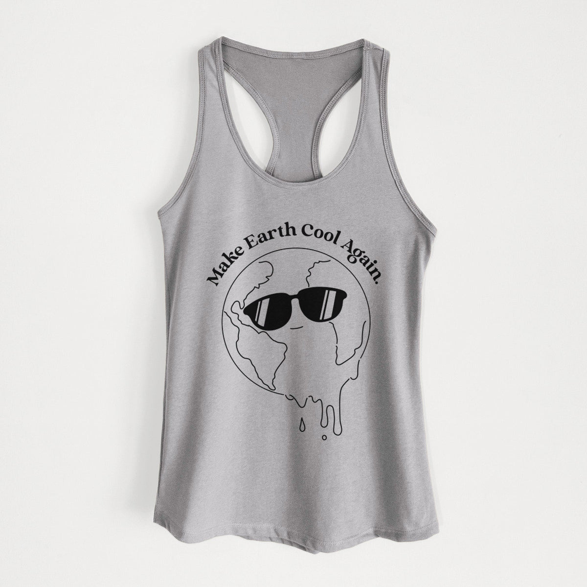 Make Earth Cool Again - Melted Planet - Women's Racerback Tanktop