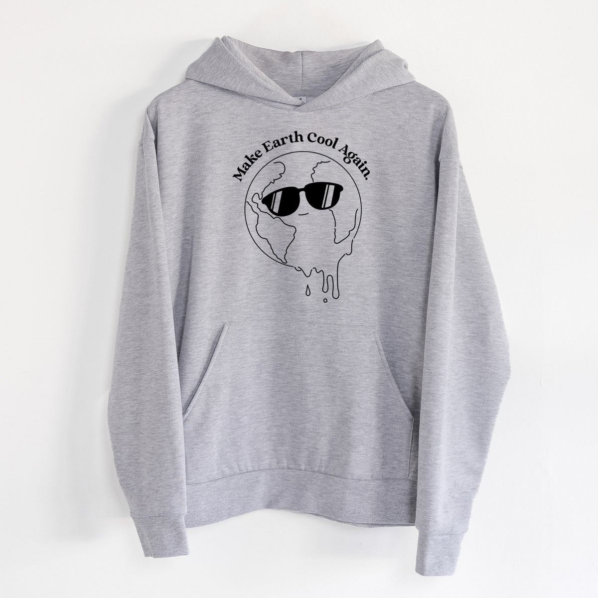 Make Earth Cool Again - Melted Planet  - Statement Midweight Hoodie