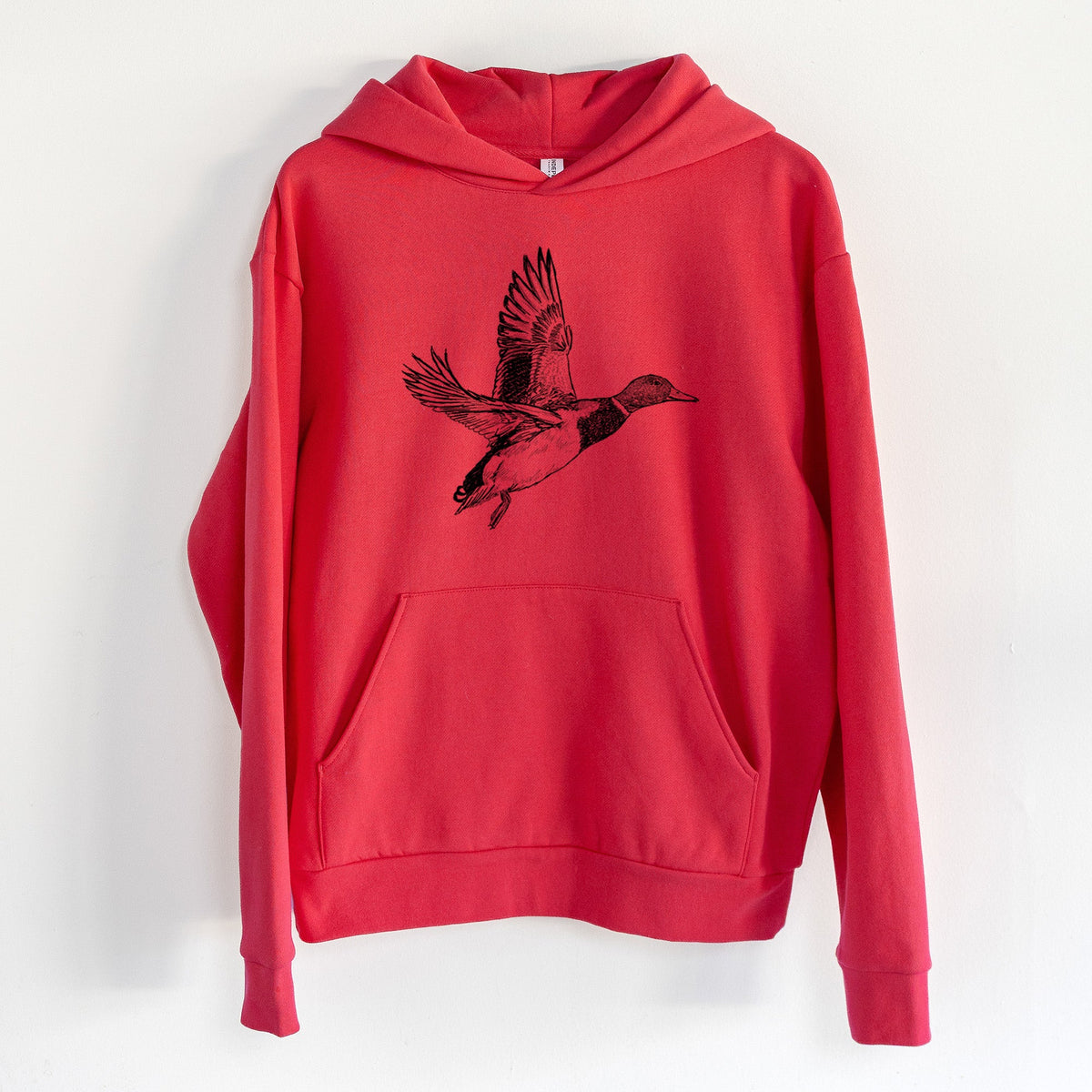 Male Mallard Duck - Anas platyrhynchos  - Statement Midweight Hoodie