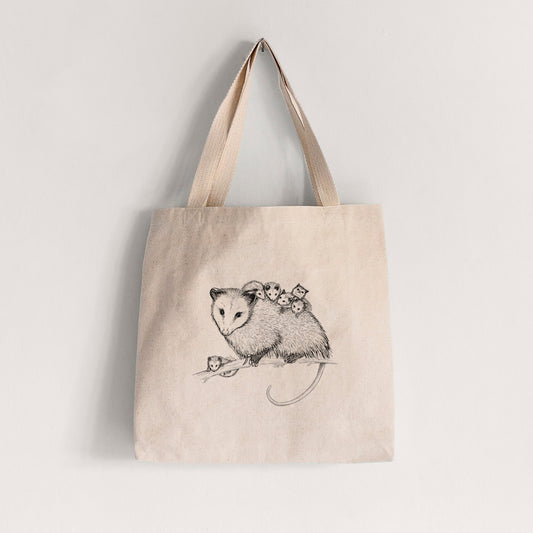 Mama Opossum with Babies - Tote Bag