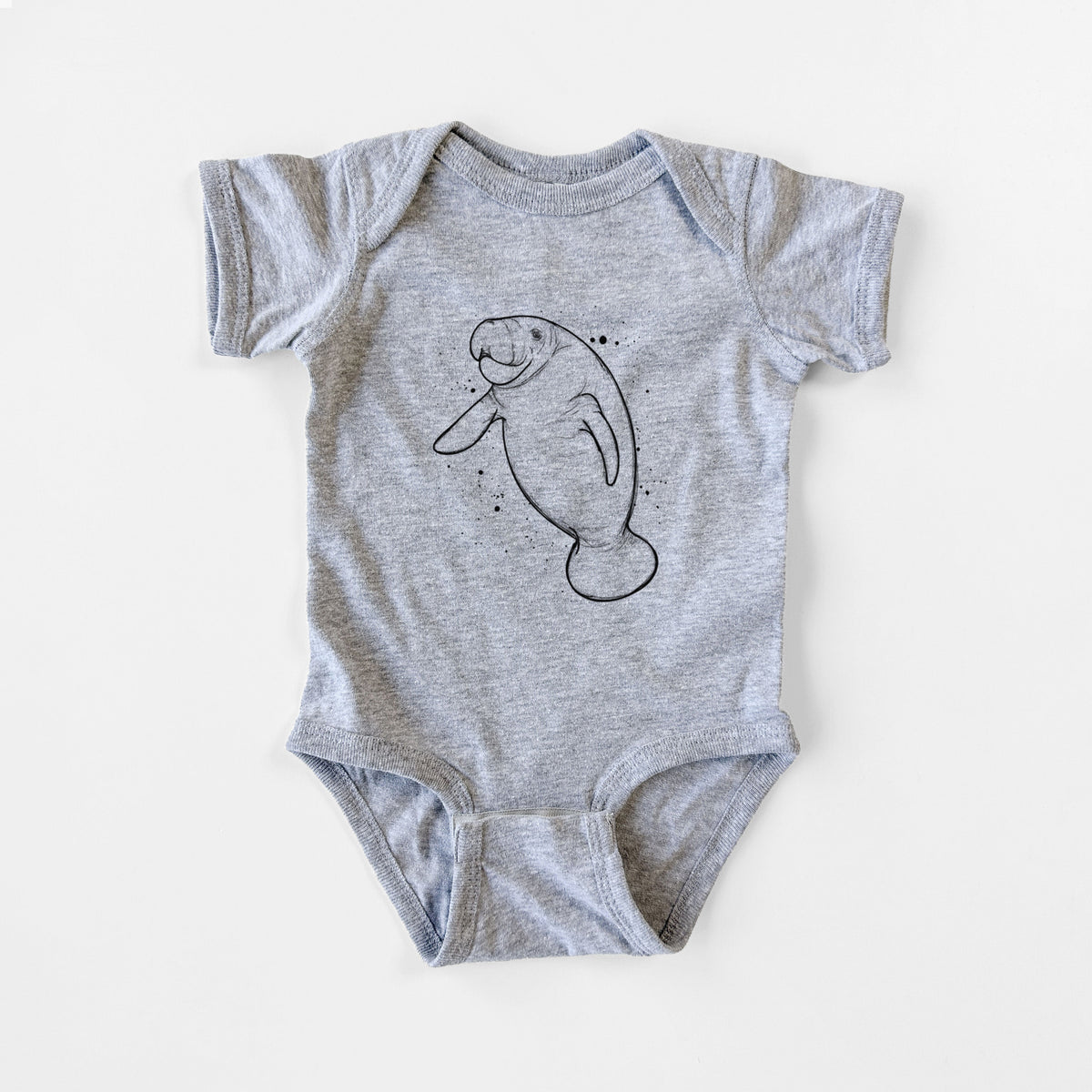 Manatee - Baby Fine Jersey Bodysuit