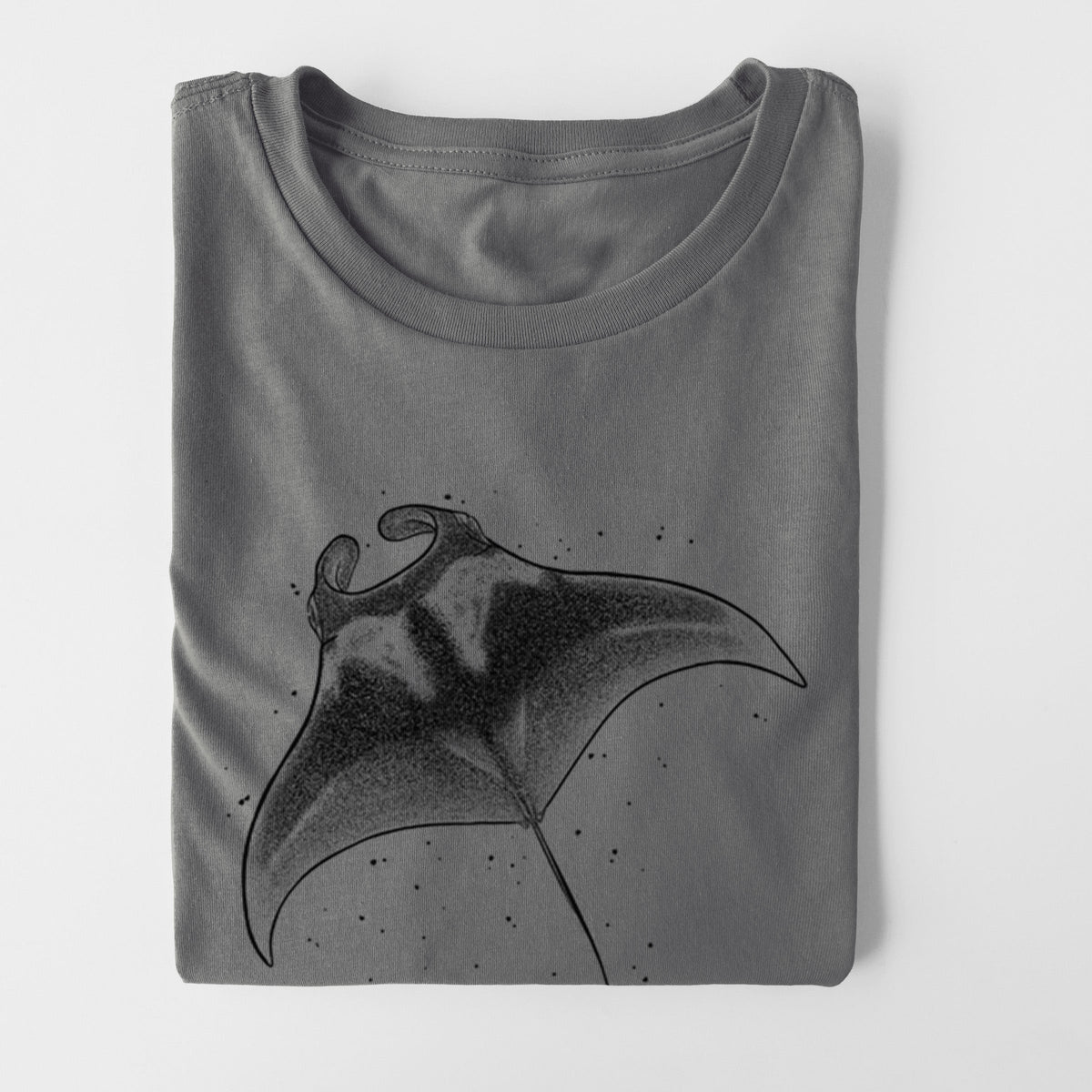Reef Manta Ray - Women's Lightweight Relaxed Fit 100% Cotton Crewneck