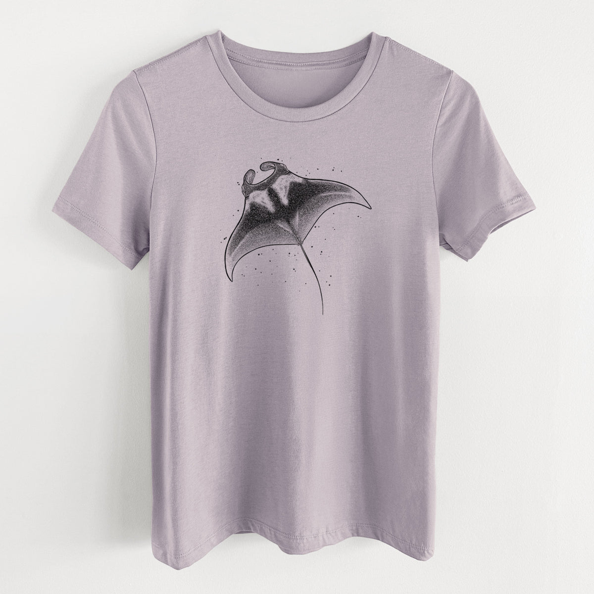 Reef Manta Ray - Women's Lightweight Relaxed Fit 100% Cotton Crewneck