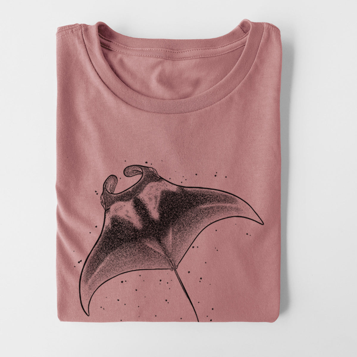 Reef Manta Ray - Women's Lightweight Relaxed Fit 100% Cotton Crewneck