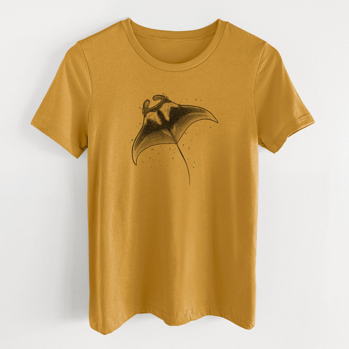 Reef Manta Ray - Women's Lightweight Relaxed Fit 100% Cotton Crewneck