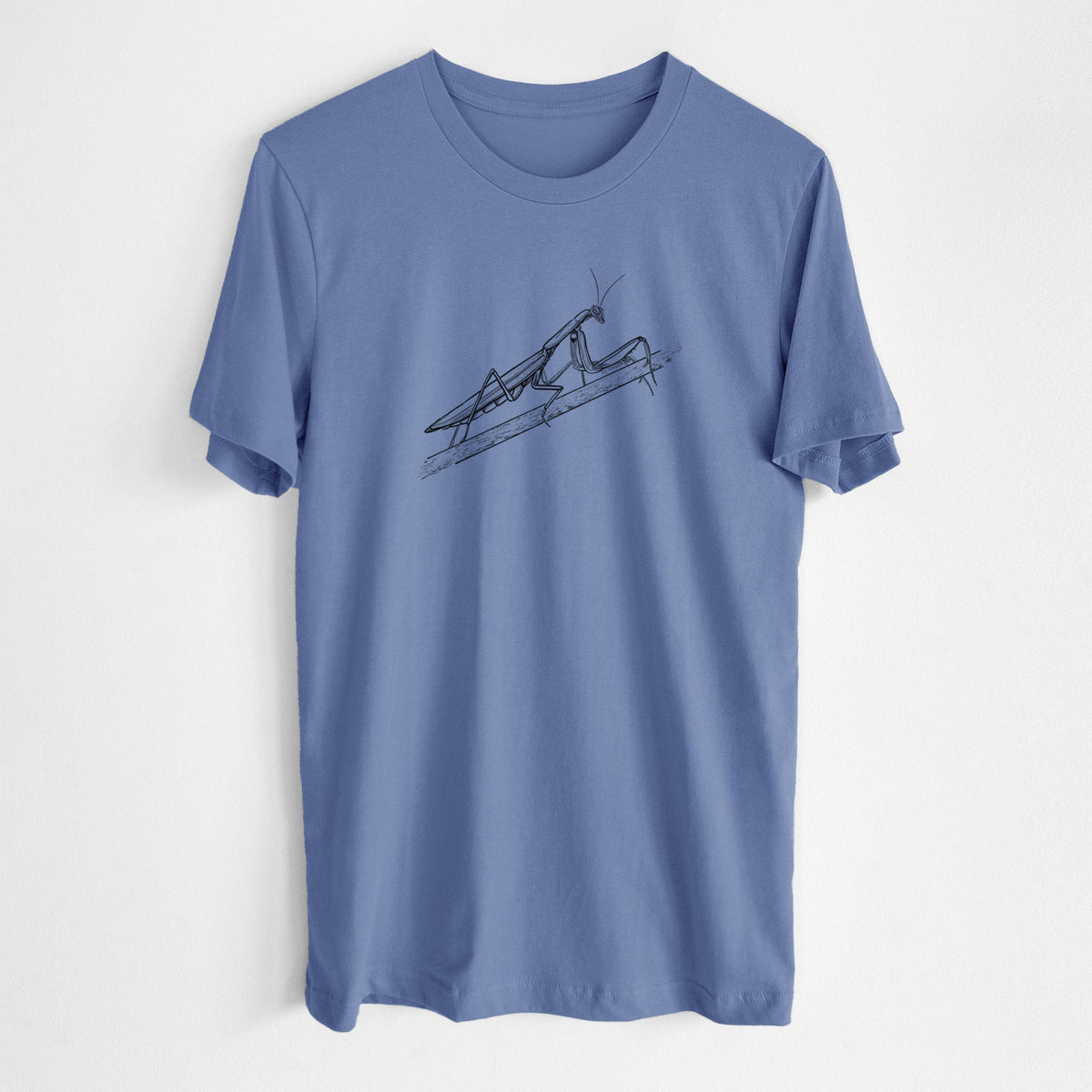 European Mantis - Mantis religiosa - Lightweight 100% Cotton Unisex Crewneck