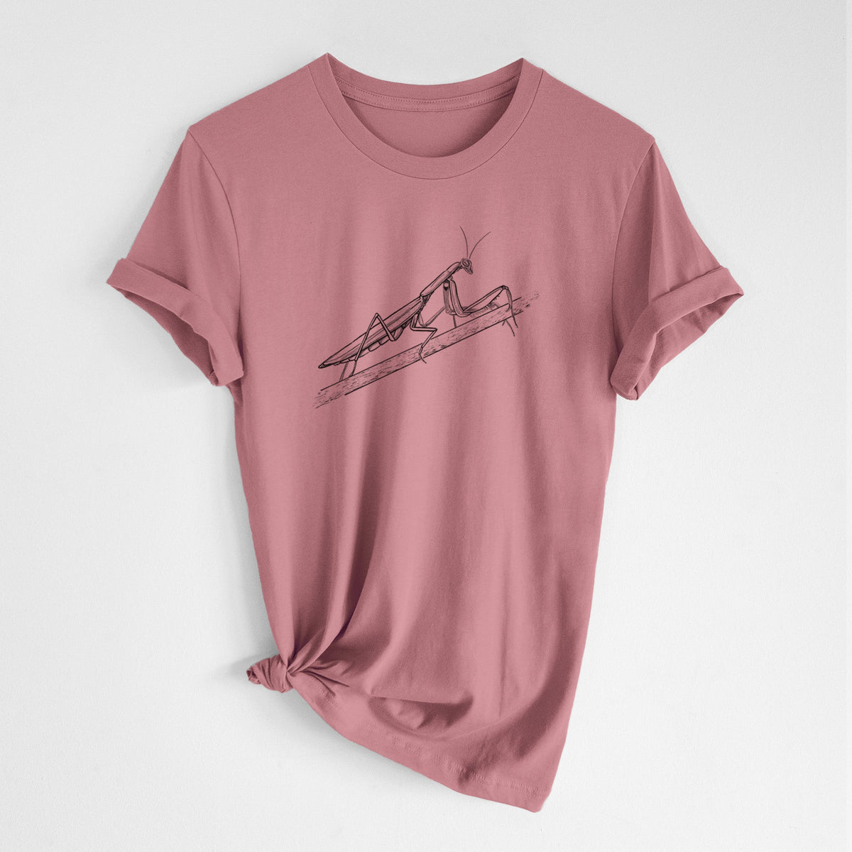 European Mantis - Mantis religiosa - Lightweight 100% Cotton Unisex Crewneck
