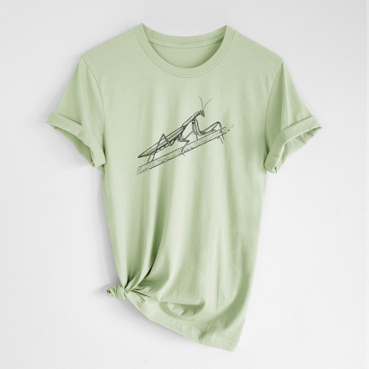 European Mantis - Mantis religiosa - Lightweight 100% Cotton Unisex Crewneck
