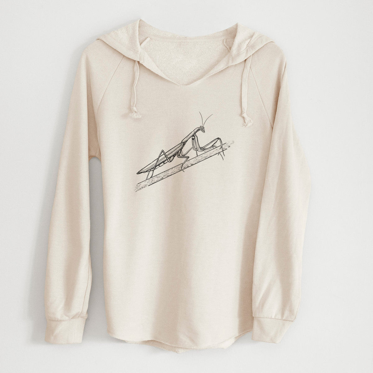 European Mantis - Mantis religiosa - Cali Wave Hooded Sweatshirt