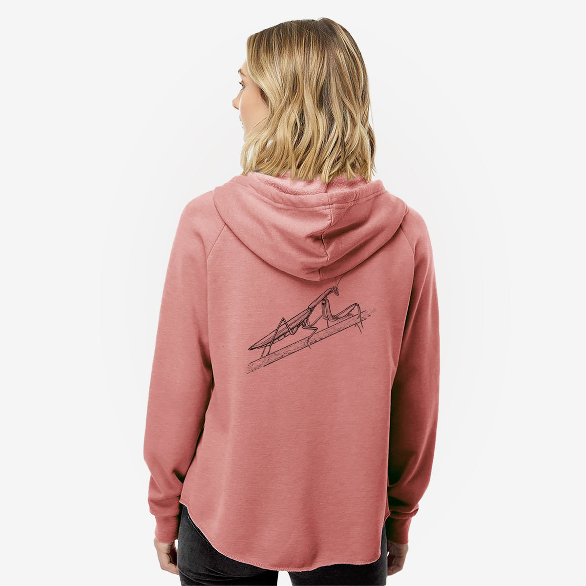 European Mantis - Mantis religiosa - Women's Cali Wave Zip-Up Sweatshirt