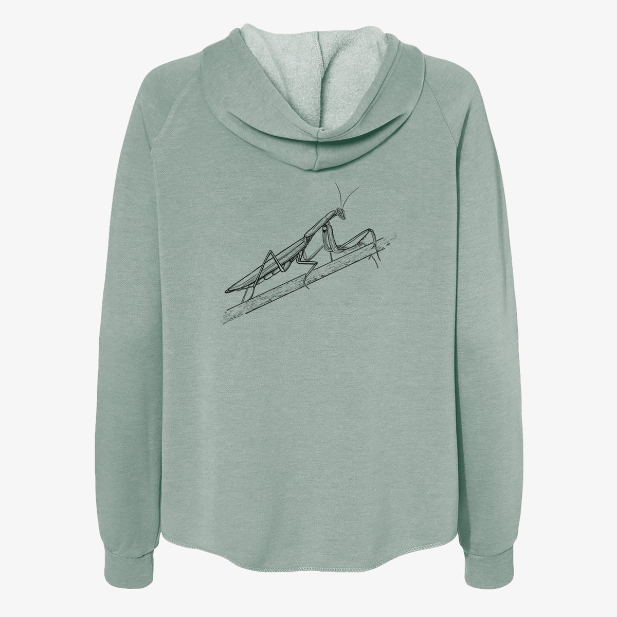 European Mantis - Mantis religiosa - Women's Cali Wave Zip-Up Sweatshirt