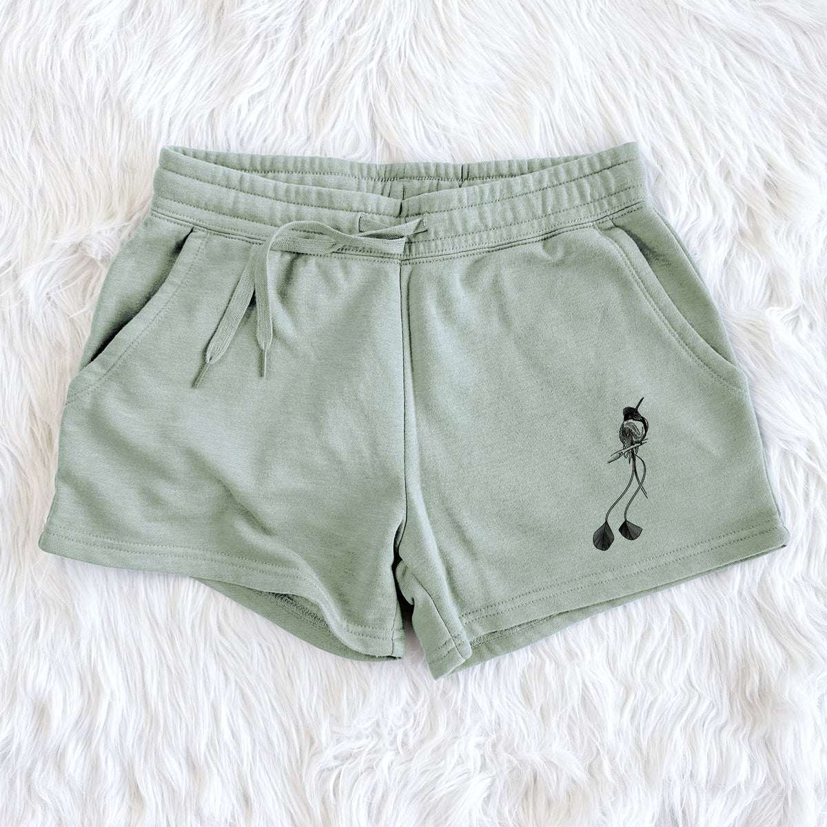 Marvelous Spatuletail Hummingbird - Women's Cali Wave Shorts