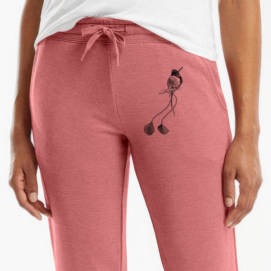 Marvelous Spatuletail Hummingbird - Women's Cali Wave Jogger Sweatpants