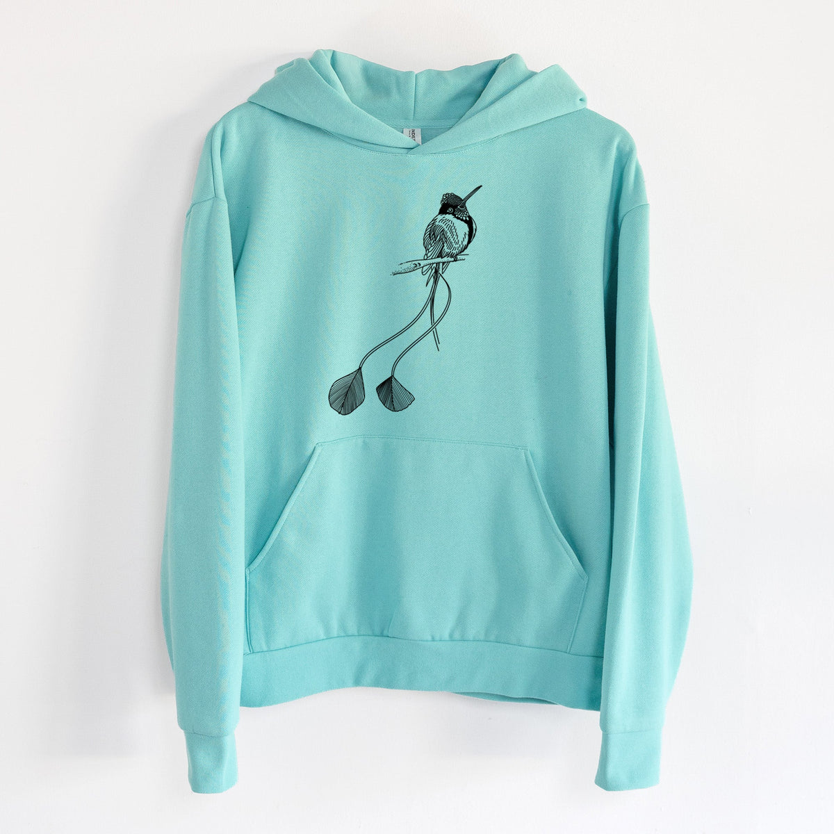 Marvelous Spatuletail Hummingbird  - Statement Midweight Hoodie