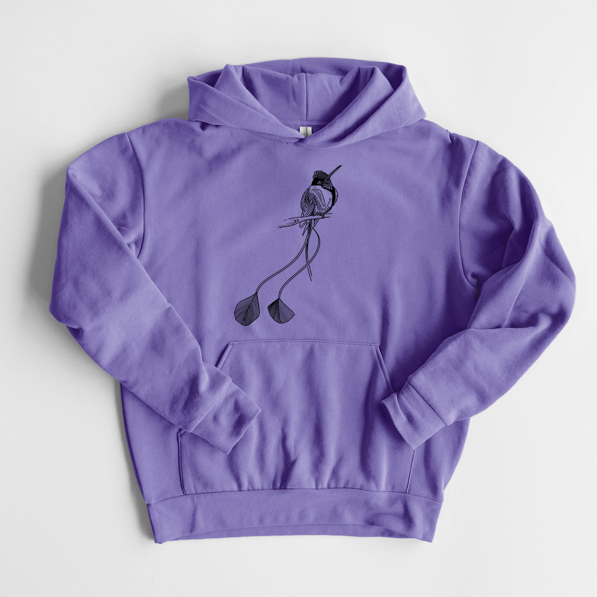 Marvelous Spatuletail Hummingbird  - Statement Midweight Hoodie
