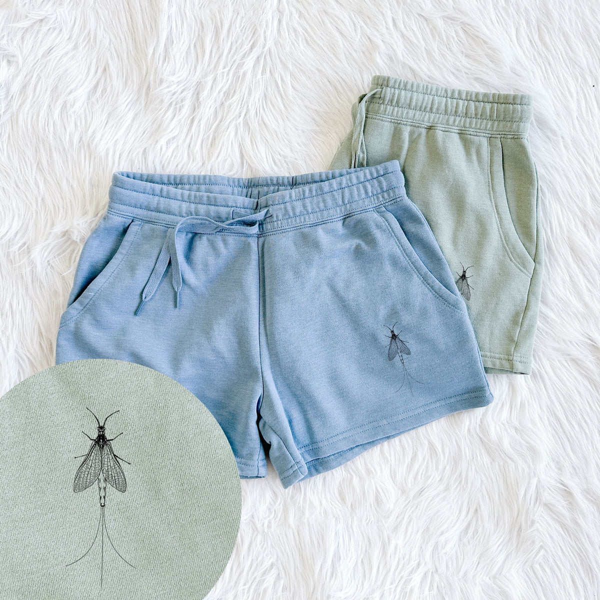 Ephemera Danica - Mayfly - Women's Cali Wave Shorts