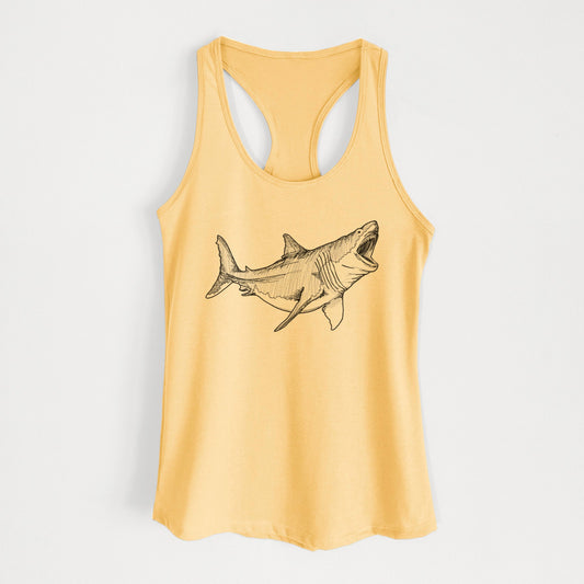 Megalodon - Otodus Megalodon - Women's Racerback Tanktop