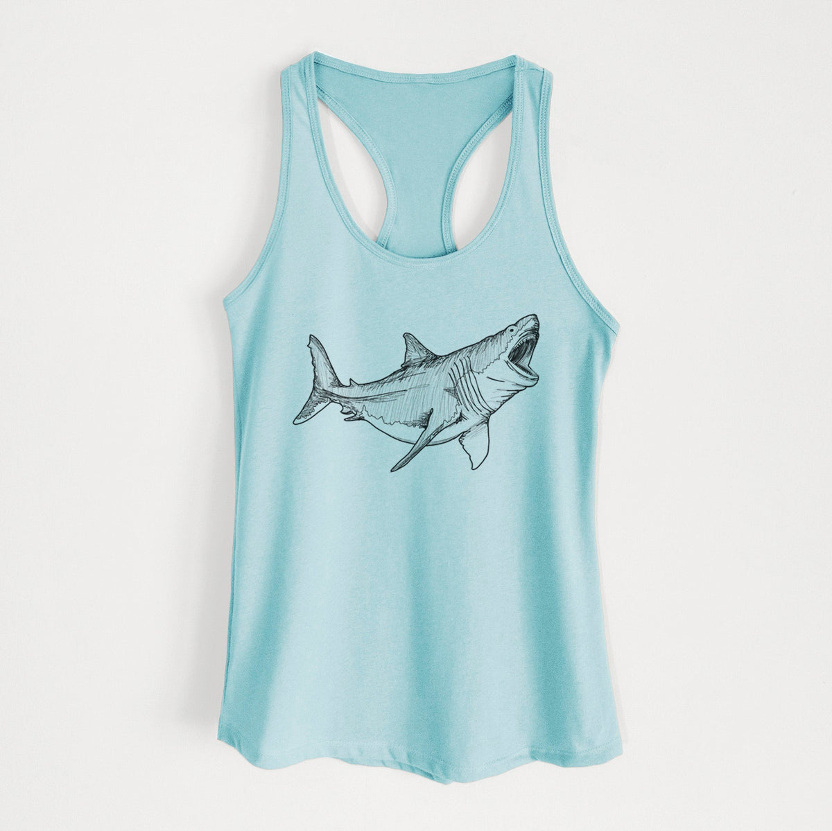 Megalodon - Otodus Megalodon - Women's Racerback Tanktop
