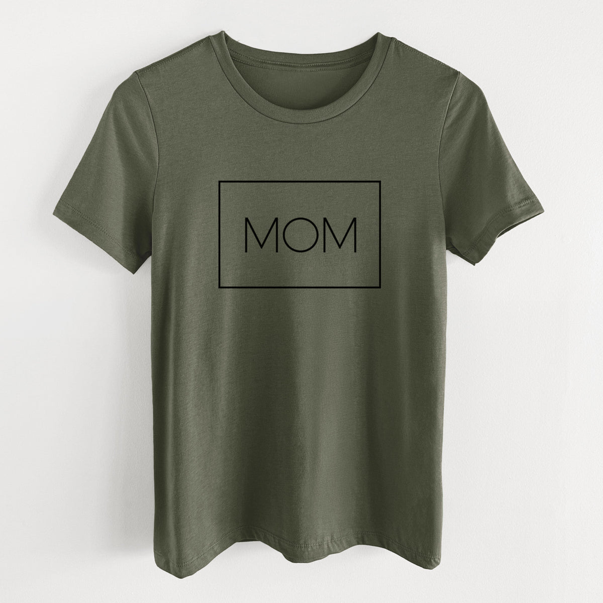 Mom Boxed - Women's Lightweight Relaxed Fit 100% Cotton Crewneck