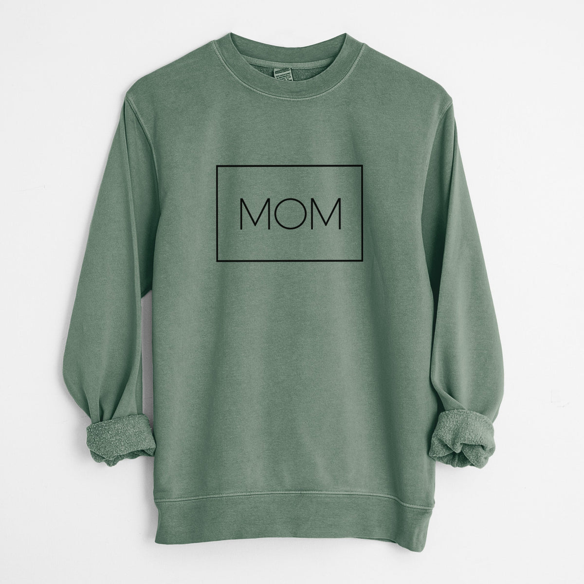Mom Boxed - Unisex Pigment Dyed Crew Sweatshirt